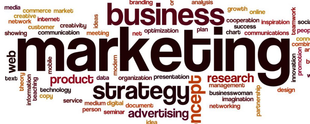 Marketing word cloud concept